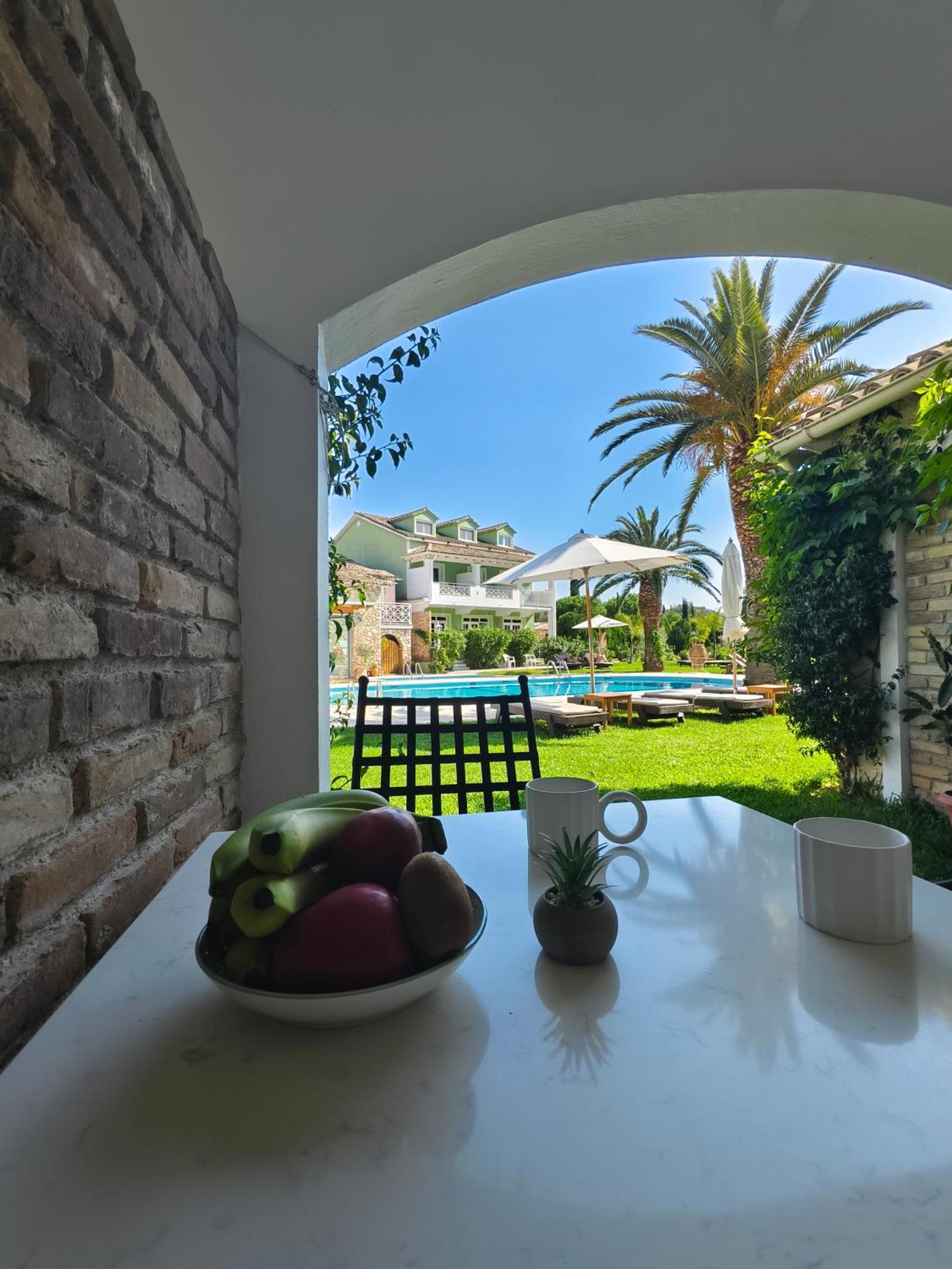 Valentino Corfu Aparthotel Ipsos Ngoại thất bức ảnh